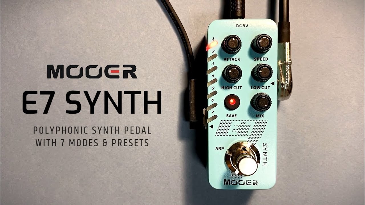 MOOER E7 SYNTH シンセサイザーペダル Mooer E7 シンセ - いくつかの
