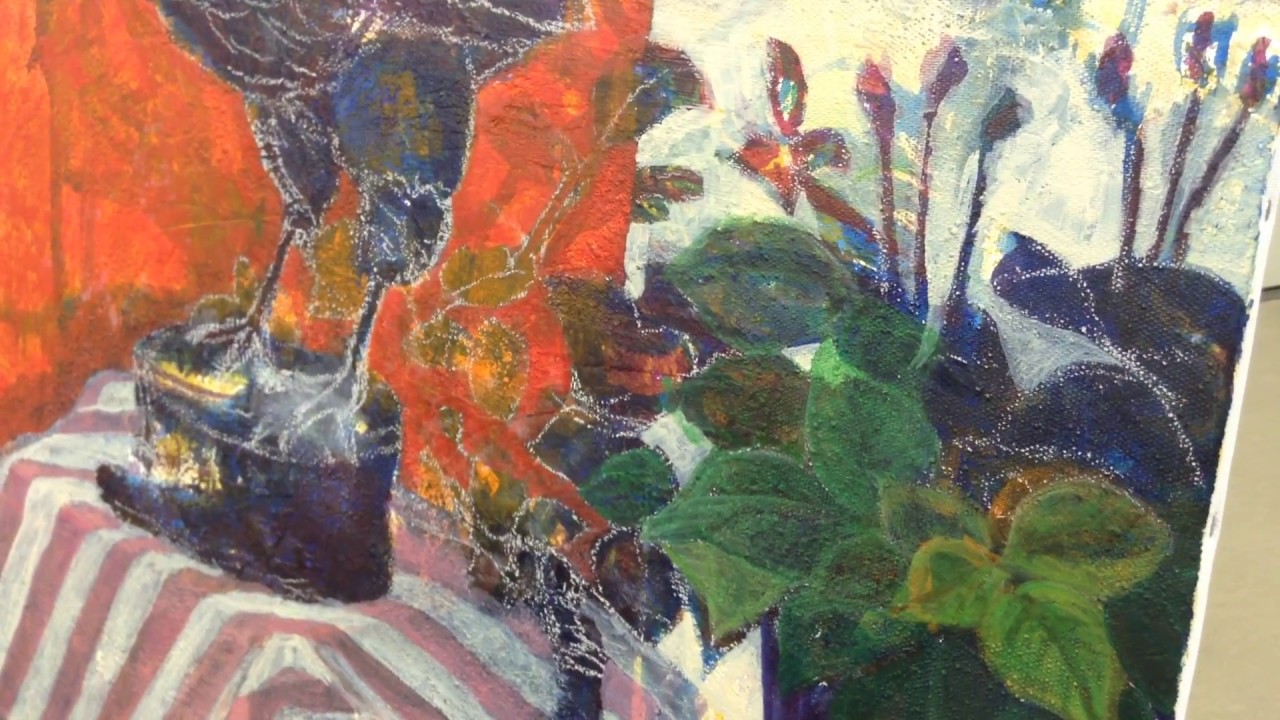 絵画／静物画の描き方（アクリル画） - YouTube