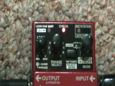 BOSS RC-2 Loop Station - How to - YouTube