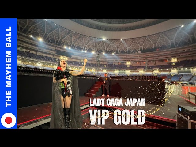 VIP Gold Experience 🇯🇵🖤✨| Inside Lady Gaga's The Mayhem Ball