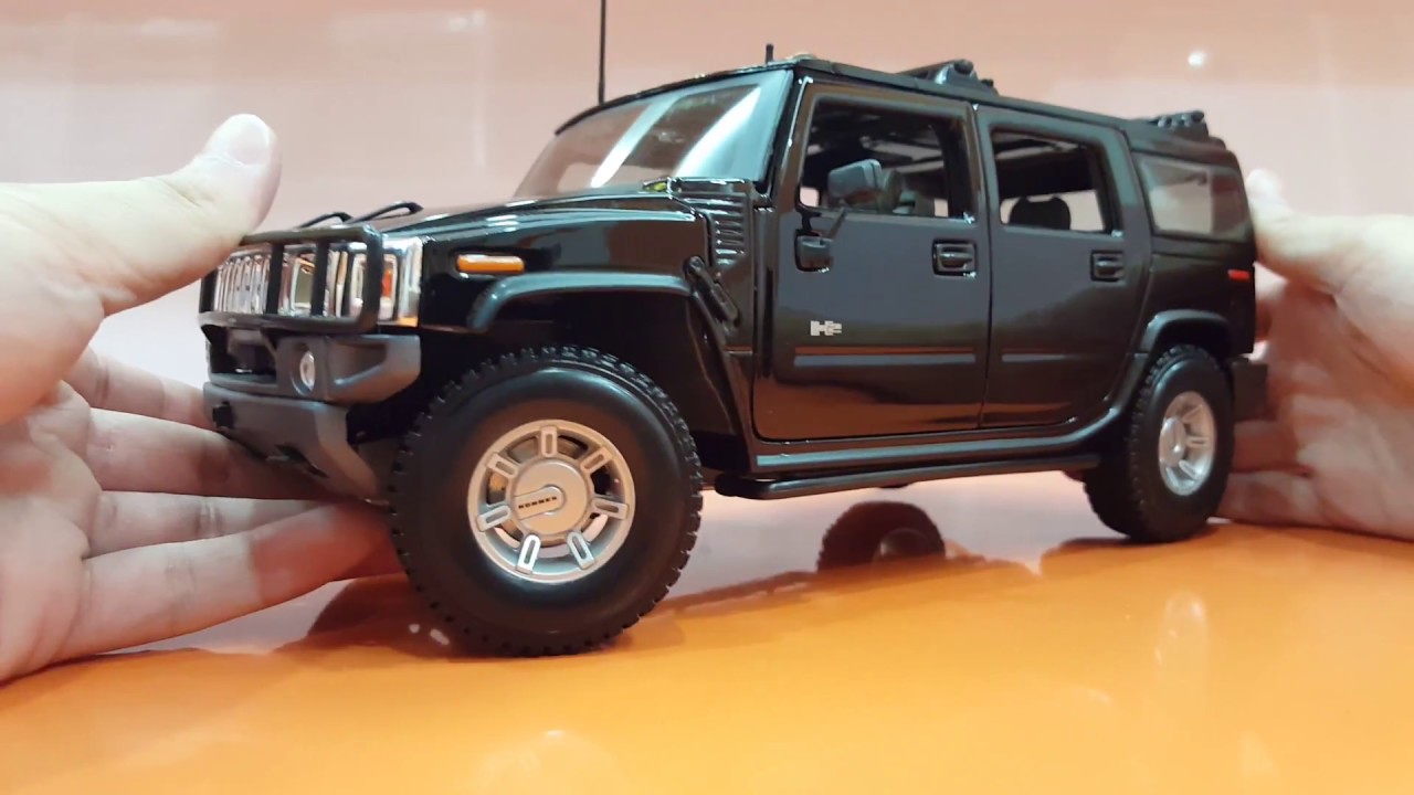 Maisto 1/18 Diecast - Hummer H2 SUV - YouTube