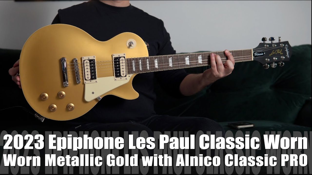 The Epiphone Les Paul Classic Worn is perfect for beginners - YouTube