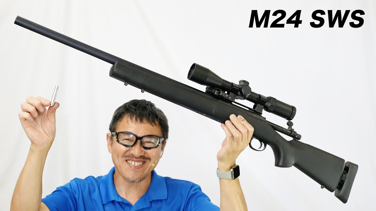 タナカワークス M24 SWS AIR 迷彩色 スコープ付 タナカワークス M24