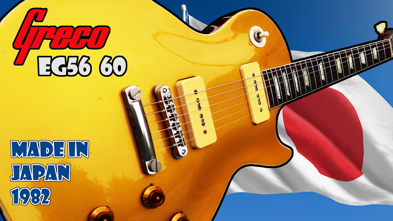 Greco EG56-60 - a most beautiful Made in Japan #Goldtop from 1982