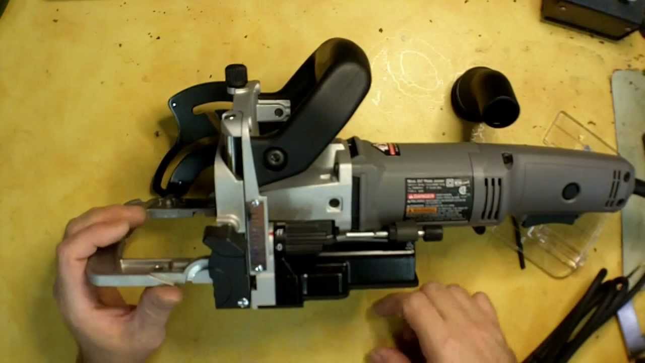 Porter Cable 557 Biscuit Plate Joiner Review - YouTube