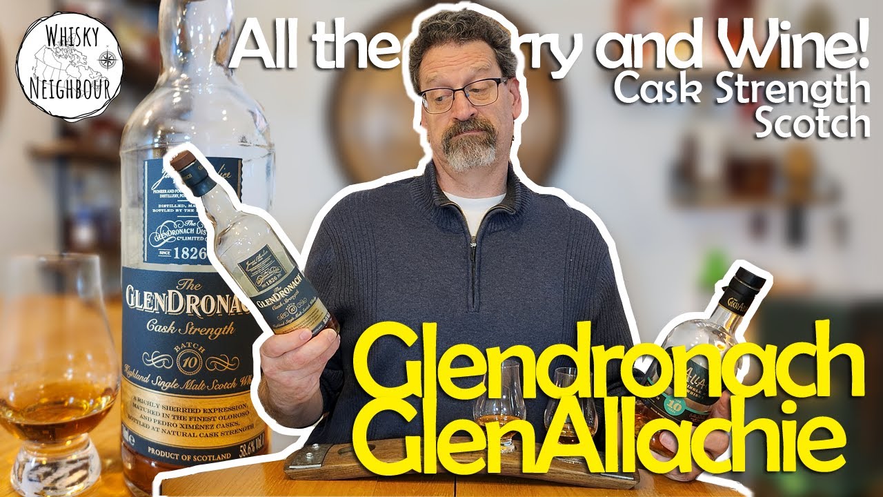 Glendronach Batch 10 & GlenAllachie 10yr Batch 8, Cask Strength