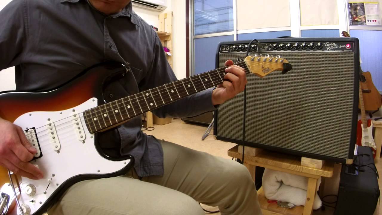 フジゲン SSHストラトタイプ JST-5RH Crunch+GainBoost - YouTube