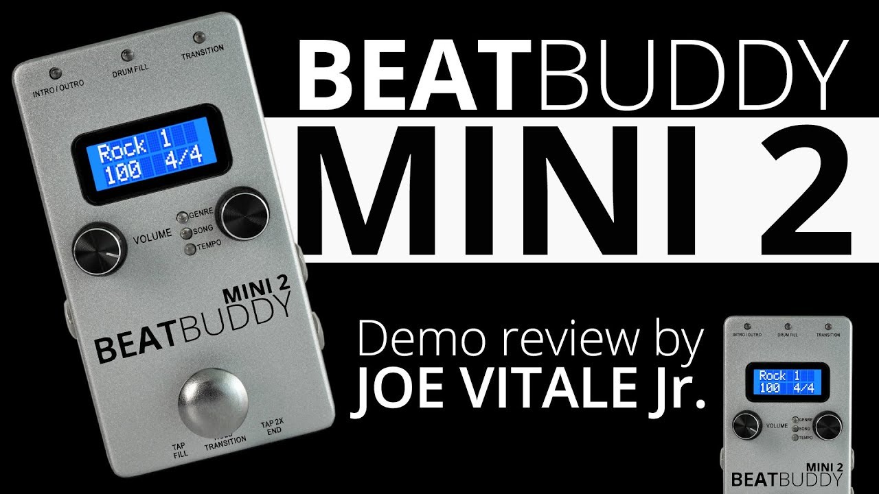 Joe Vitale Jr - BeatBuddy MINI 2 Drum Machine Review Performance