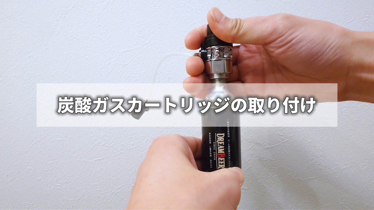 DREAMBEER 3本セット(バッジ・炭酸ガス・ストロー付き） DREAMBEER 3本