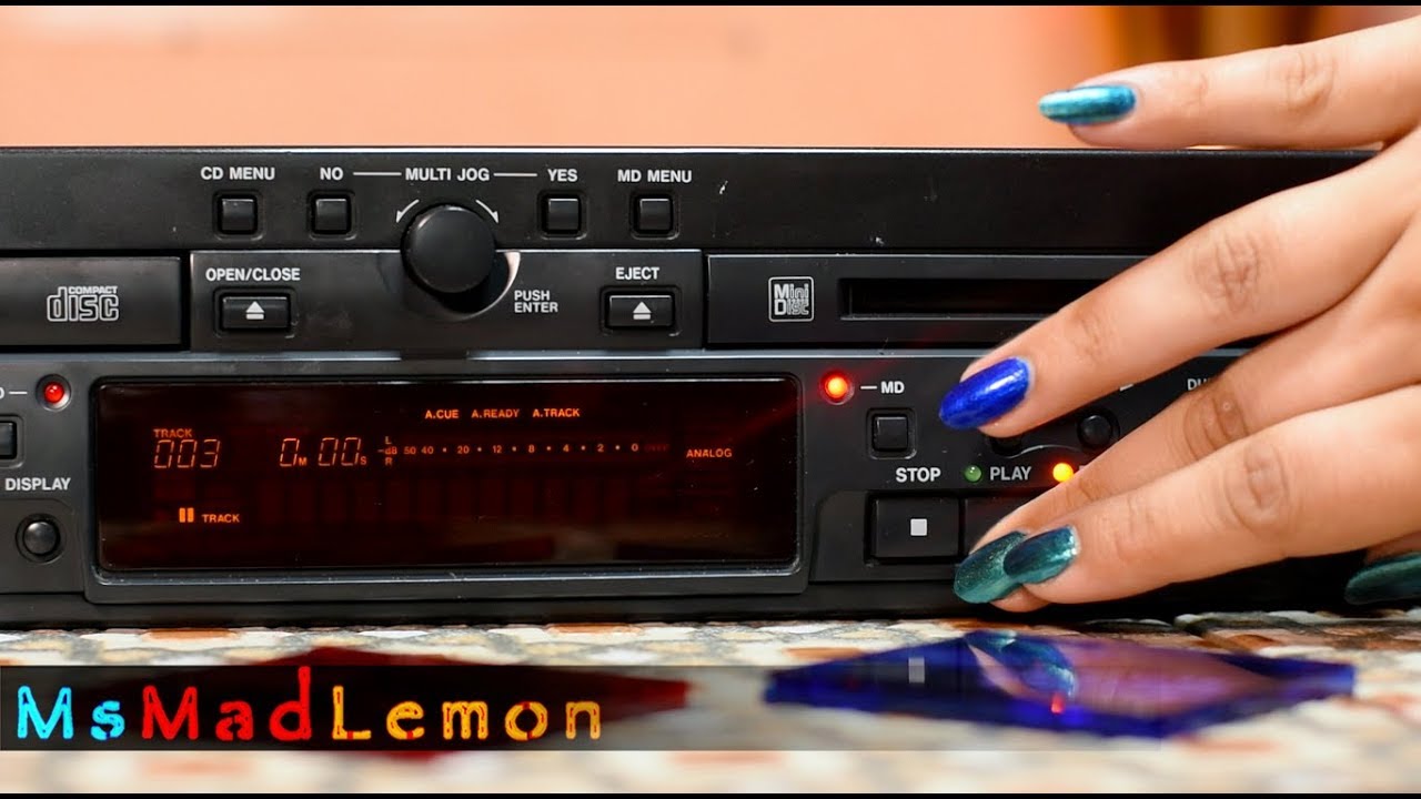 Tascam MD-CD1 Exploration featuring the Commodore Amiga 500 - YouTube