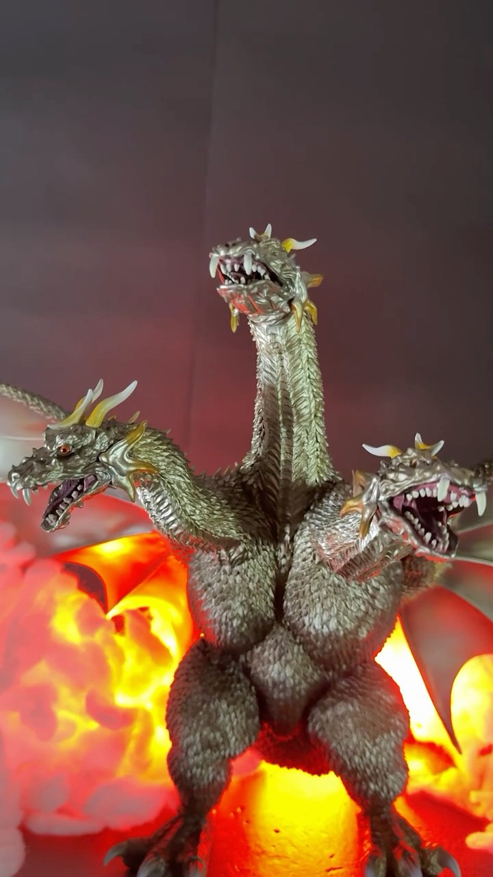 東宝大怪獣シリーズ キングギドラ(2001) 激闘カラーVer 東宝大怪獣