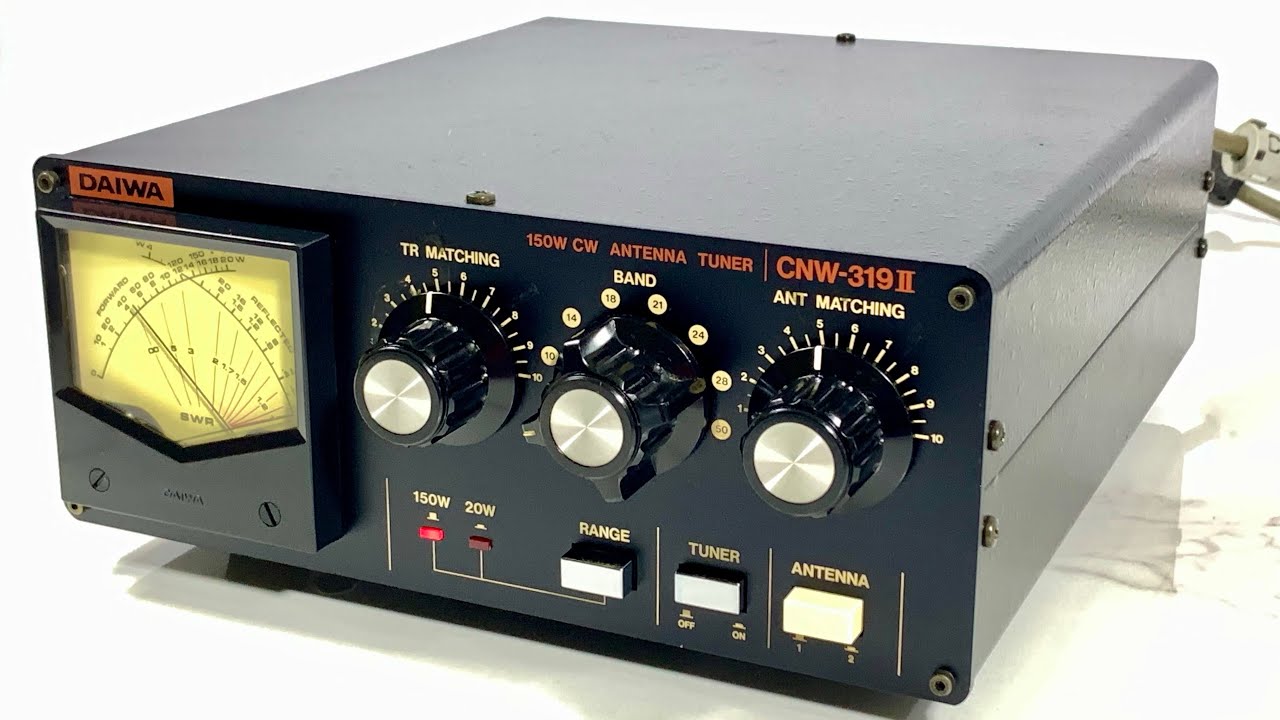 ✨Daiwa CNW-319II HF/50MHz Tuner 150W✨ - YouTube