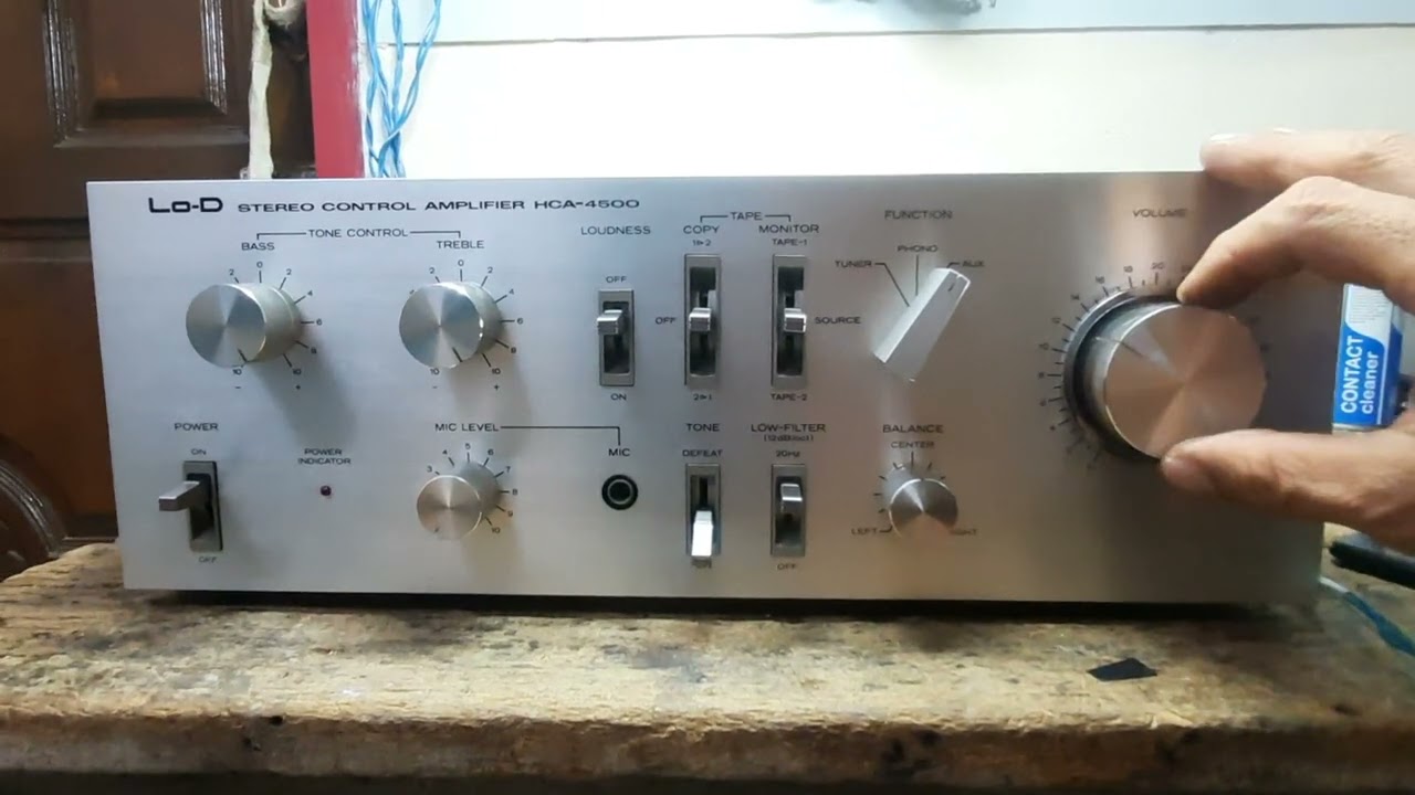 Lo-D STEREO CONTROL AMPLIFIER HCA-4580 HITACHI 日立 ローディー