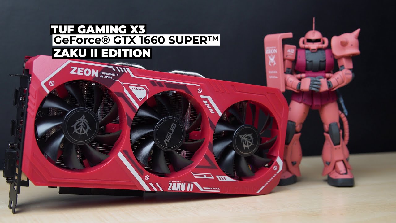 ASUS TUF GAMING GeForce® GTX™ 1660 SUPER™ ZAKU II Edition Graphics