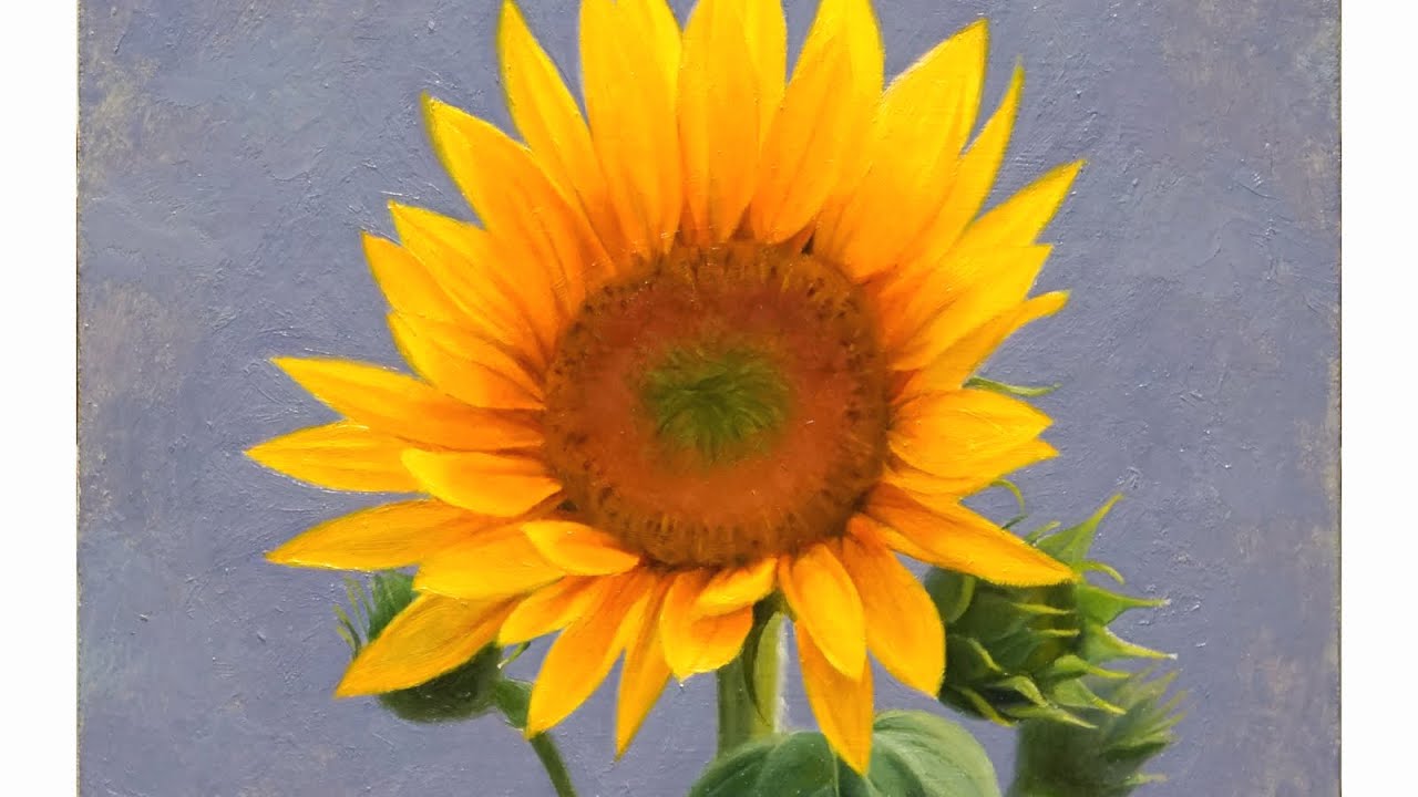 ひまわり 油彩画 秦森康屯 ひまわり 油彩画 秦森康屯 ひまわり 油彩画