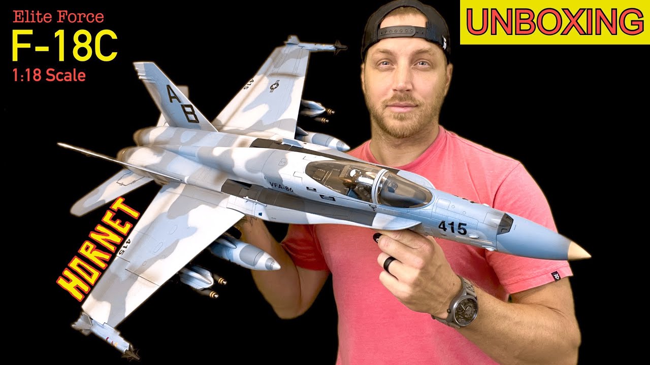 1:18 scale F-18 Hornet (by Elite Force) LIMITED EDITION! - YouTube