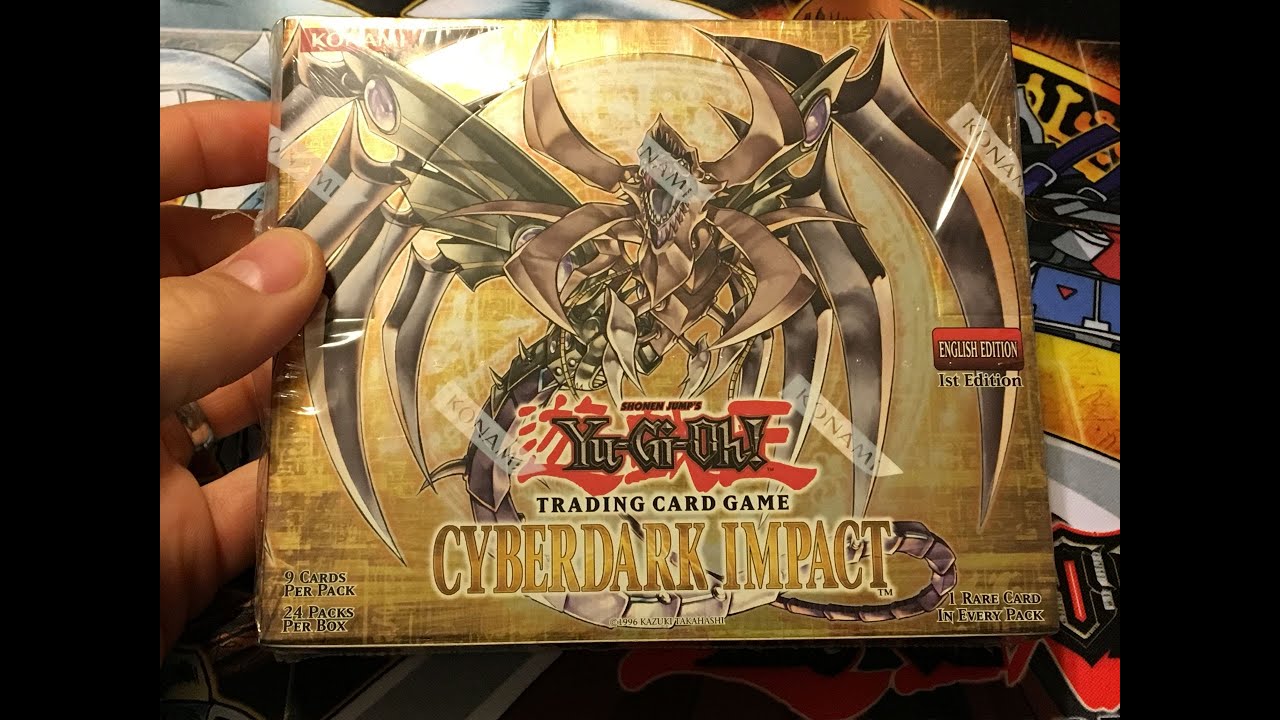 Yu-Gi-Oh! Cyberdark Impact Booster Box Opening 1st Edition!! - YouTube