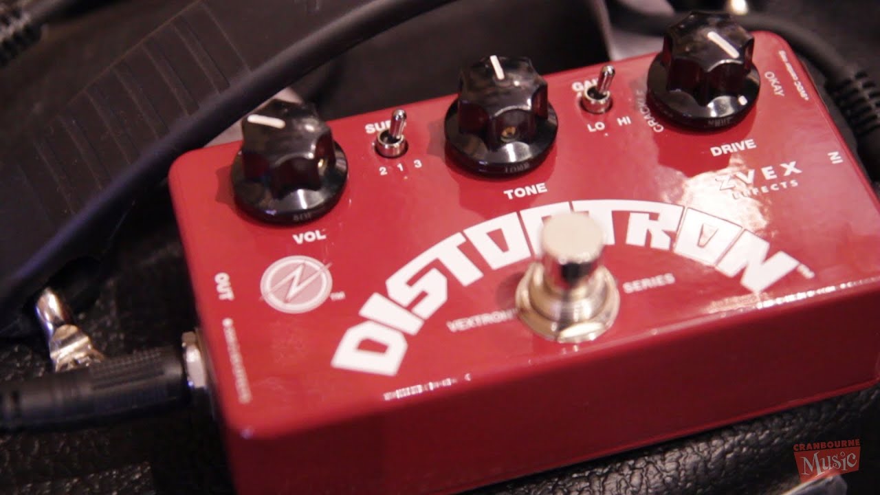 ZVEX Distortron Guitar Pedal - YouTube