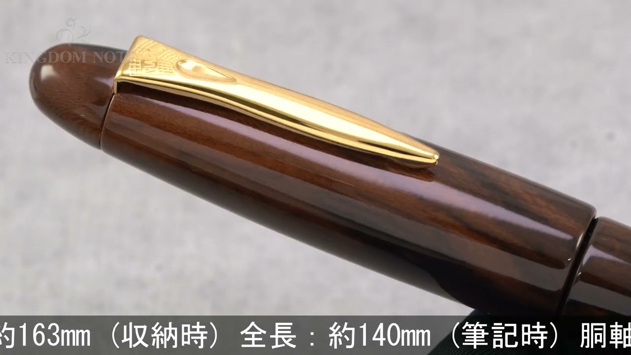 美品）プラチナ万年筆 出雲 黒柿 中字 【公式通販】