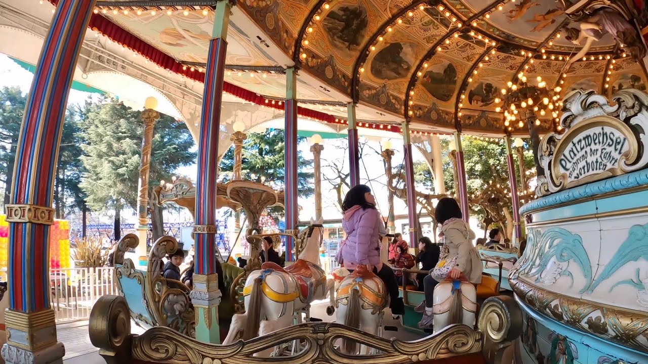 4K60P】日本最古 メリーゴーラウンド！ としまえん カルーセル
