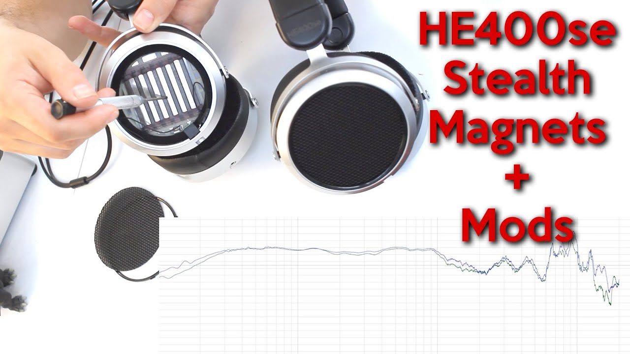 Hifiman HE400 VS HE400se Stealth Magnets - testing some mods to