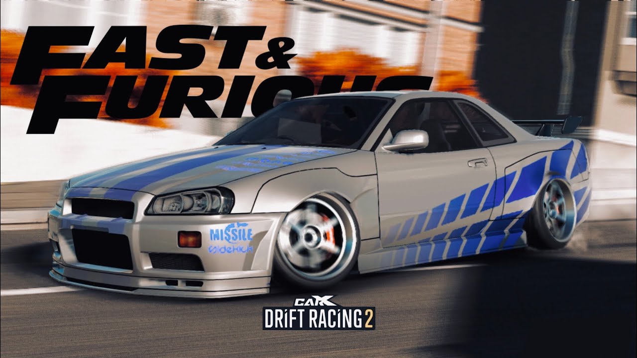 PAUL WALKER ( 2 Fast 2 Furious ) LIVERY • HORIZON GT4 ( GT-R R34