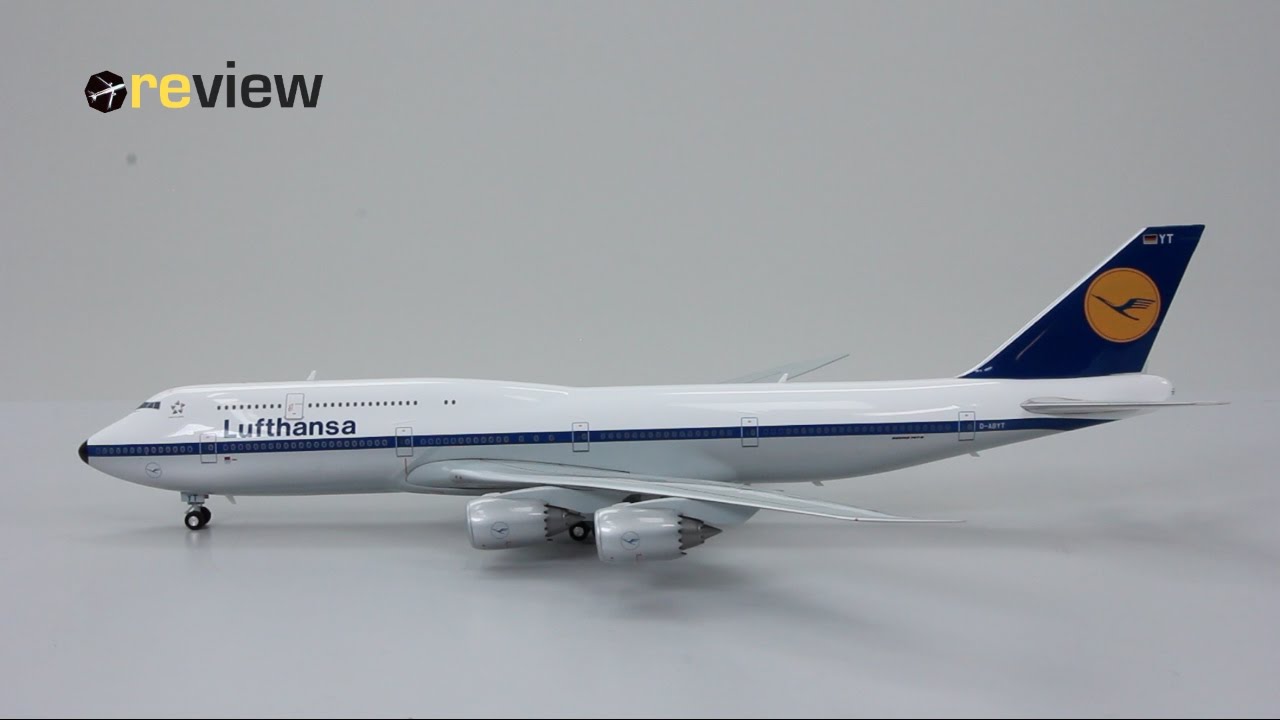 Review #116 Lufthansa Boeing 747-8I 1970s retro livery (1:200