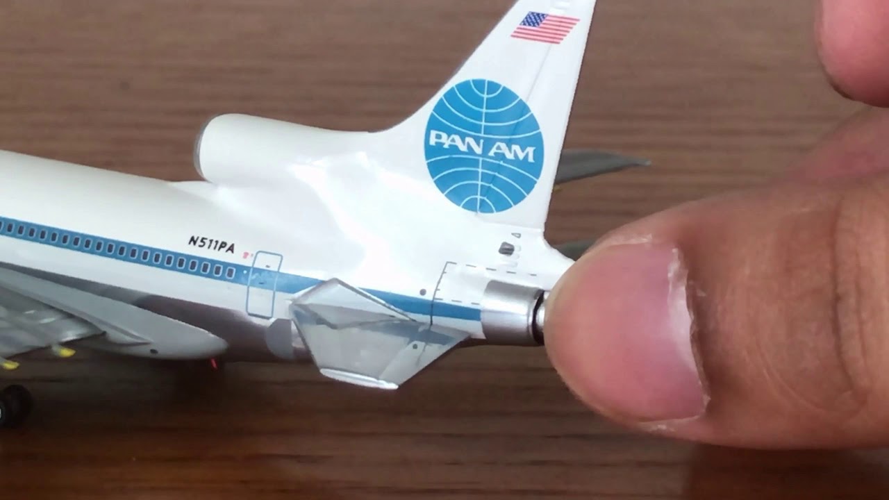 Gemini Jets 1:400 Pan Am Lockheed L-1011 Tristar - YouTube