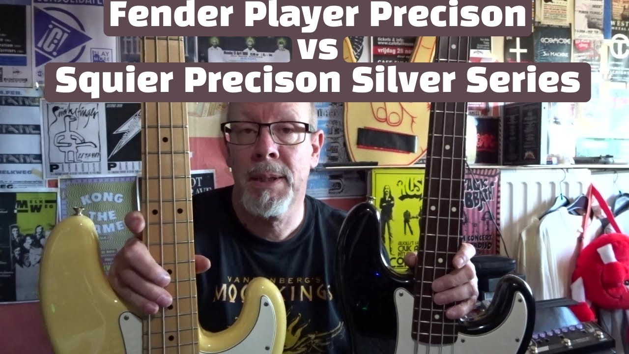 Squier Silver Series Precision Bass Japan - YouTube