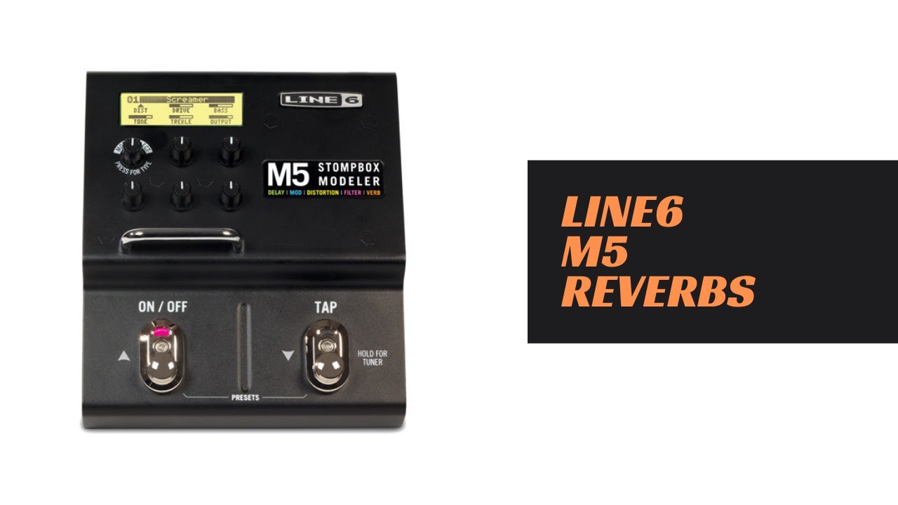 Line-6 M5 Stompbox Modeler (Reverb) | 🎧 Complete Demo Test