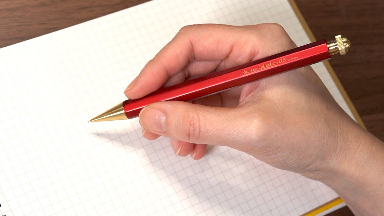 カヴェコ 2021 コレクション スペシャル レッド 0.5㎜シャーペンの筆記