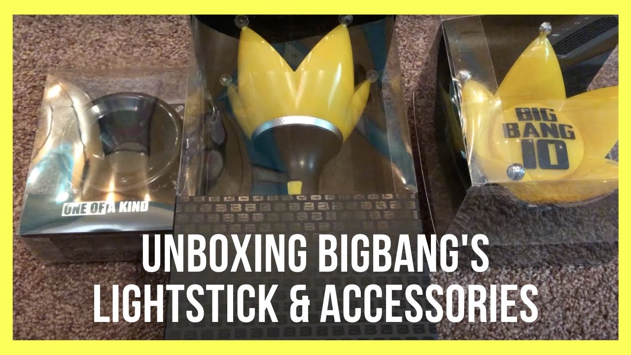 UNBOXING] Bigbang's lightstick (g-dragon's ring, 10 year