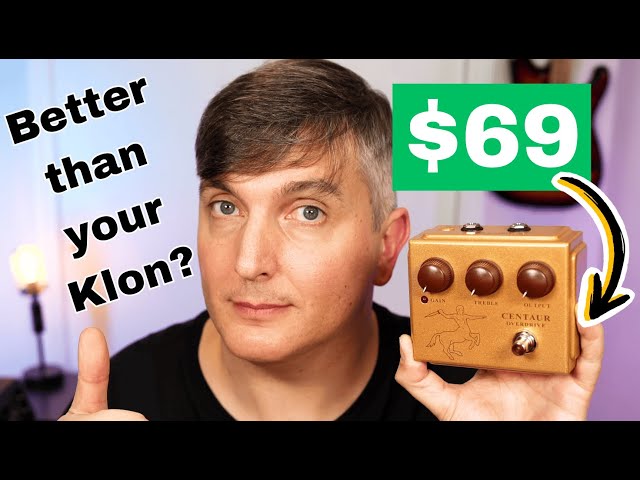 Behringer Centaur Overdrive Pedal Review - A $5k Pedal For $69