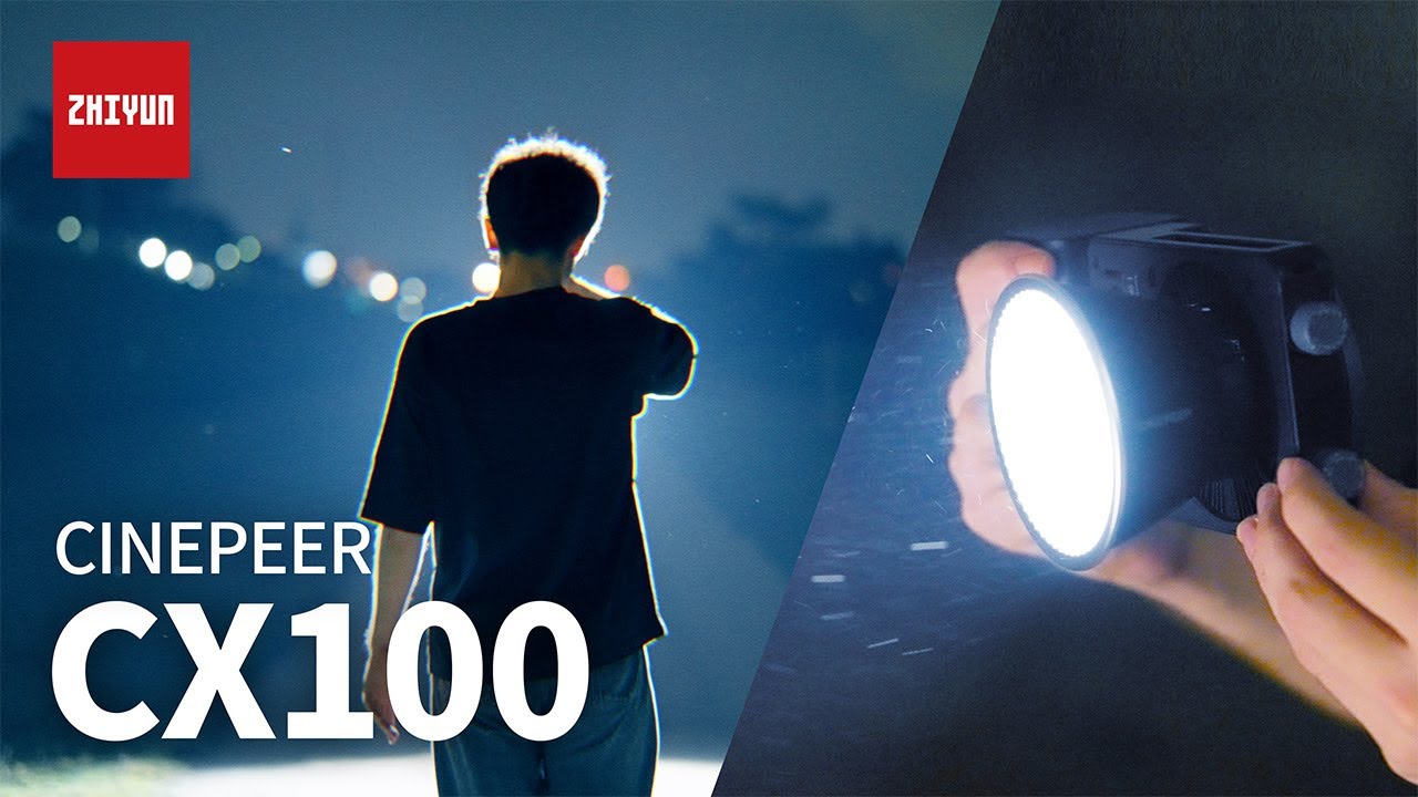 CINEPEER CX100：低価格でコンパクトな本格照明機材！100W出力cob