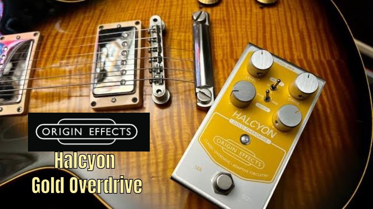 ギター ORIGIN EFFECTS Halcyon Gold Overdrive Origin Effects launch