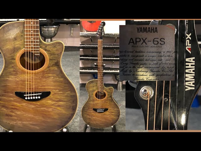 Yamaha APX-6s Semi Acoustic Guitar sound Review ( Wilson's music