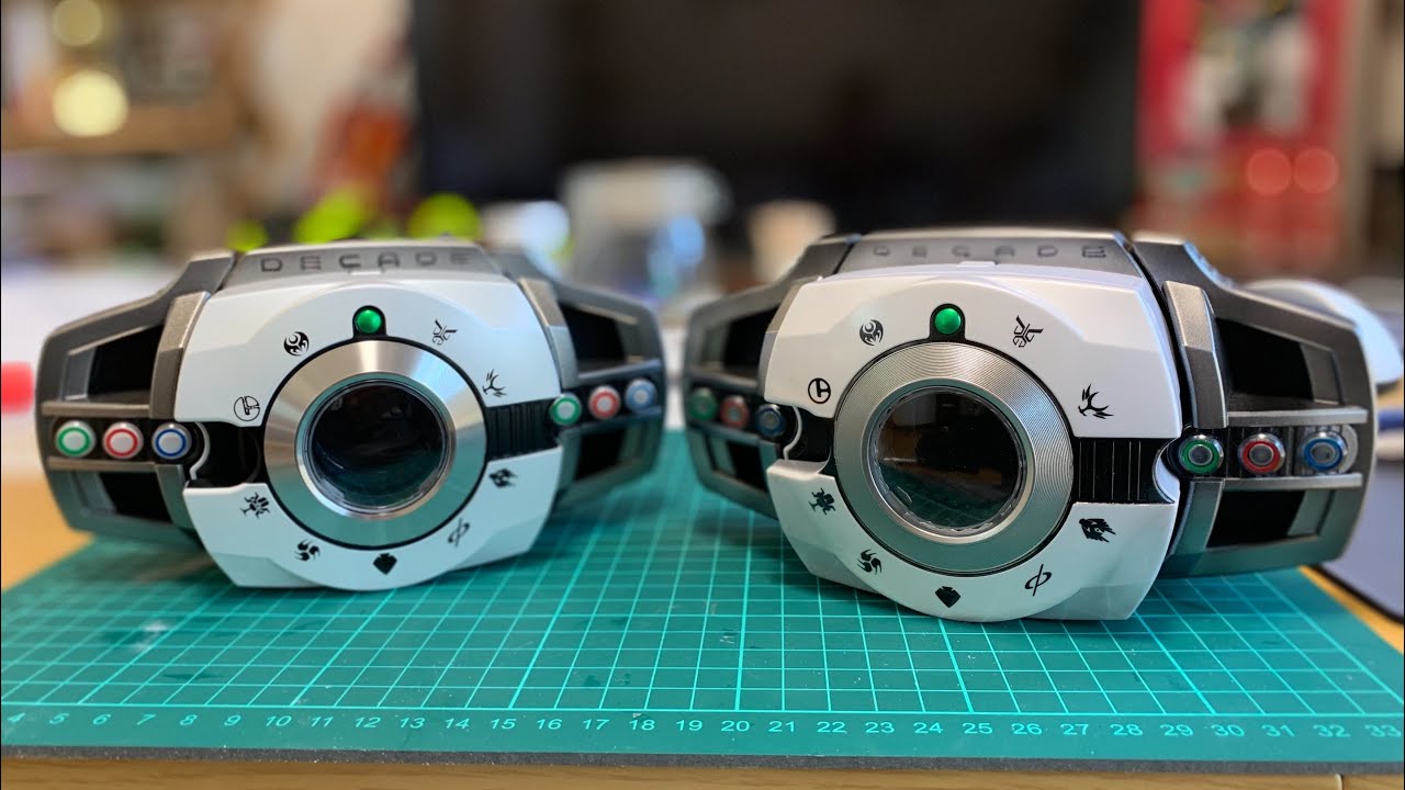 DX ディケイドドライバーをCSM風に塗装してみた - YouTube