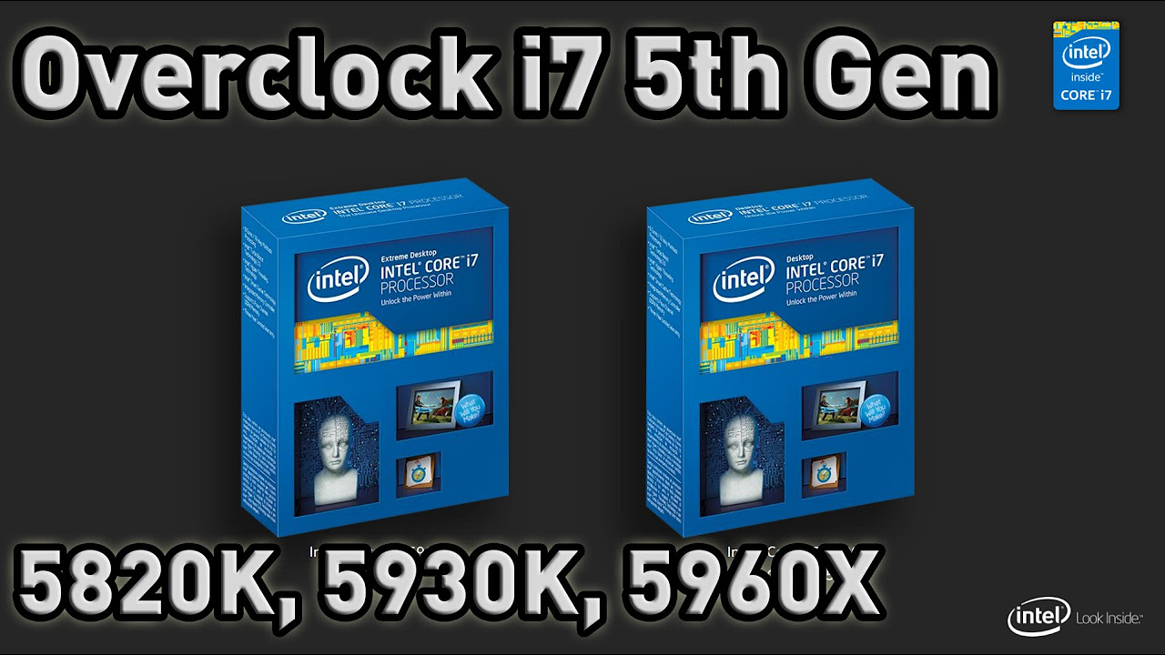 Quick Overclocking guide for i7 5820K, 5930K, 5960X + ASUS X99 [AI