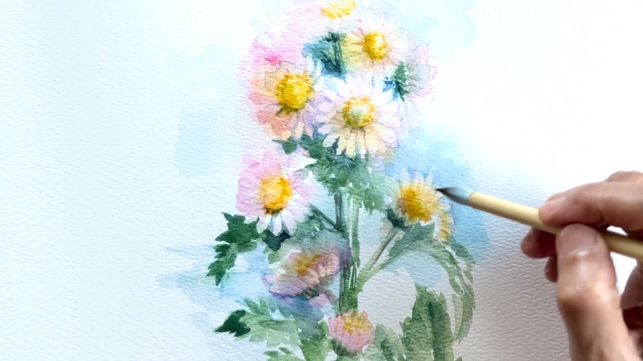 KYNE 3 ガシュ水彩画