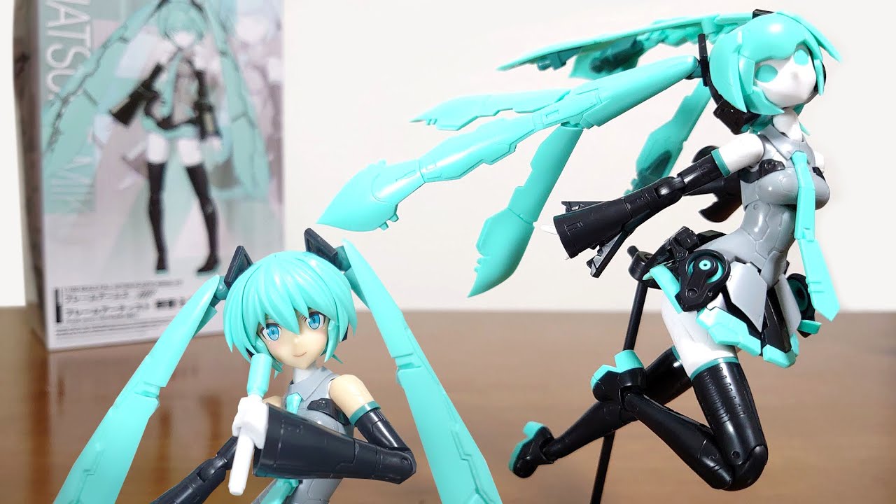 Frame Arms x Hatsune Miku!) Frame Artist Hatsune Miku Review - YouTube