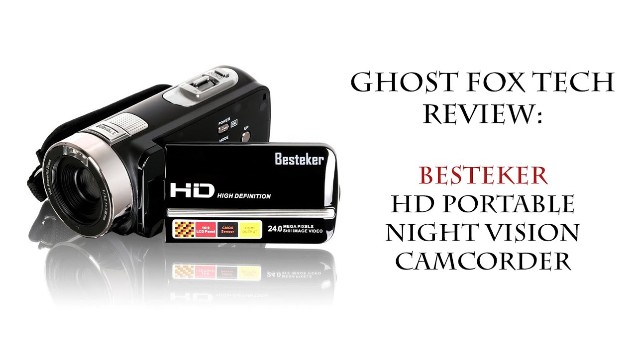Besteker HD Portable Night Vision Camcorder - Review - YouTube