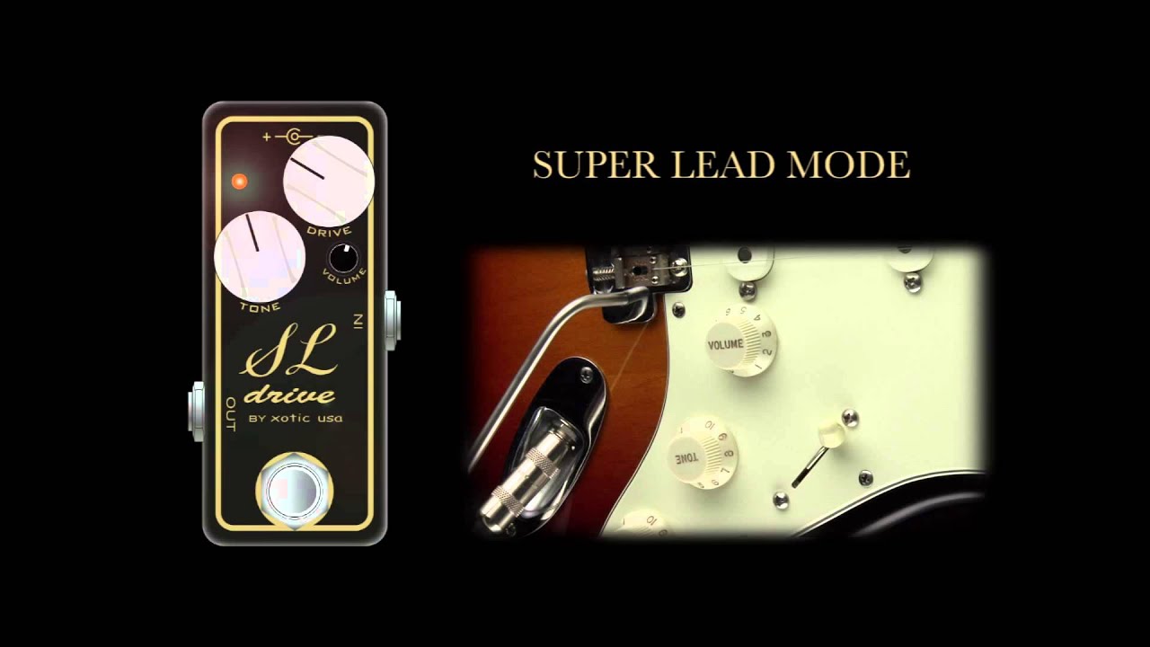 Xotic SL Drive」ミニサイズマーシャル系エフェクターをレビュー