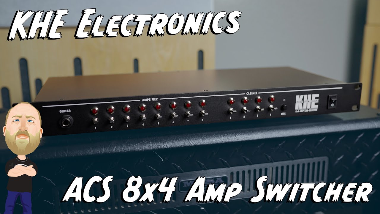ギター KHE ASX 8 8x Amplifier Switcher AFX 8 - FX-Loop Switcher