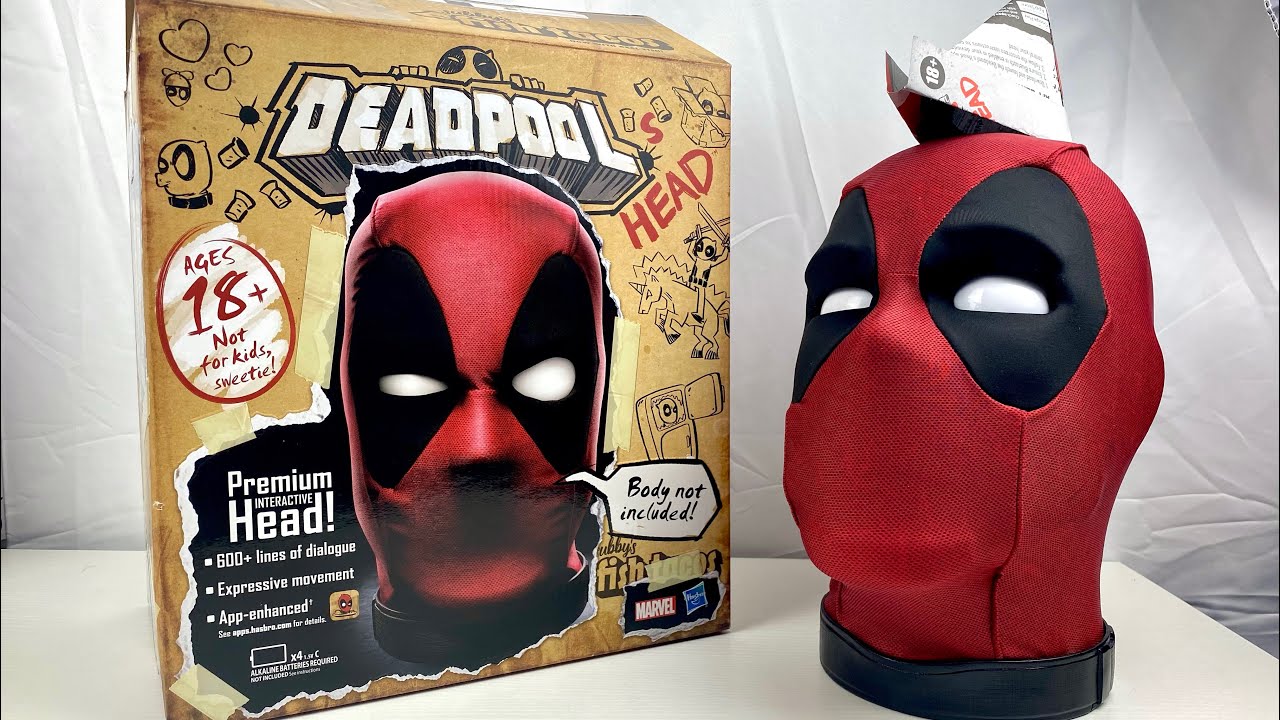Marvel Legends Interactive DEADPOOL'S Head | ASMR UnBoxing