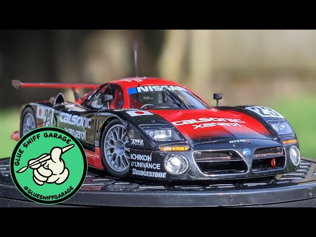 Tamiya Nissan R390 GT1 build slideshow. - YouTube