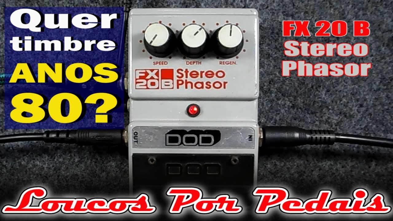 Pedal Dod Stereo Phasor FX20-B Review / Demo - YouTube