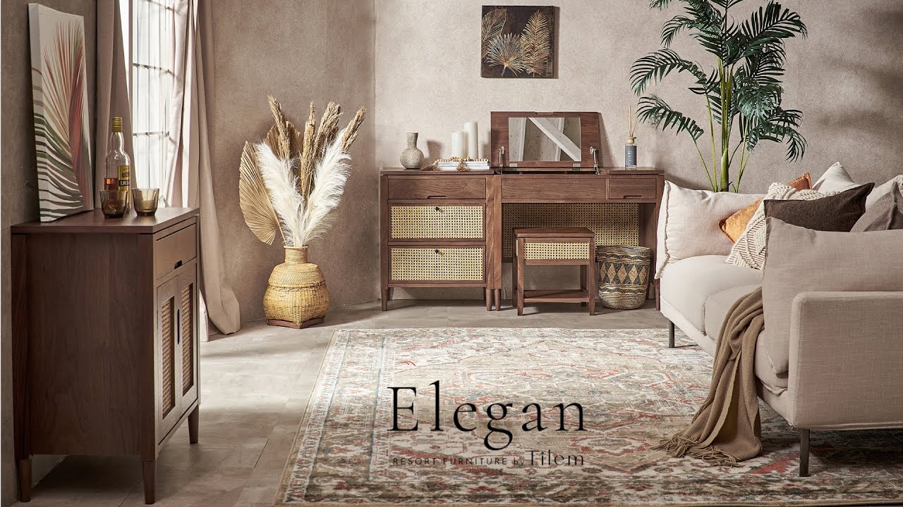 ミュウ アジアンモダン ラタンでかごめ編み 3段チェスト ミュウ