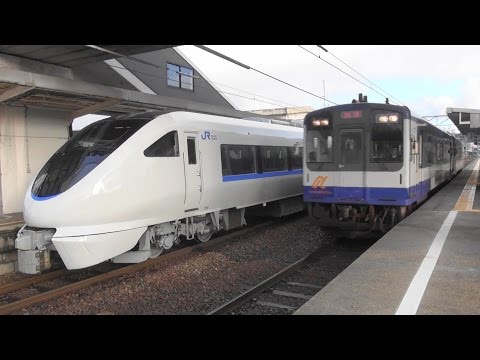 JR西日本683系0番台リニューアル車 和倉温泉駅15時20分発特急能登