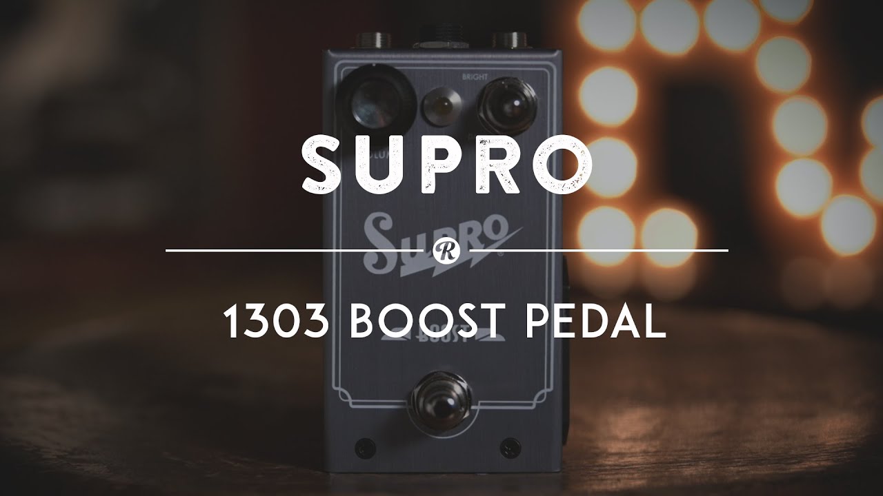 Supro 1303 Boost Pedal | Reverb Demo Video - YouTube