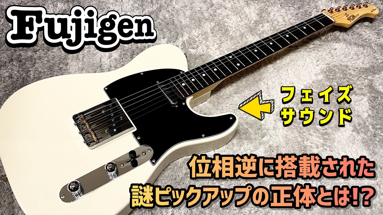 Fujigen テレキャスタータイプに位相逆で付いていた謎ピックアップとは